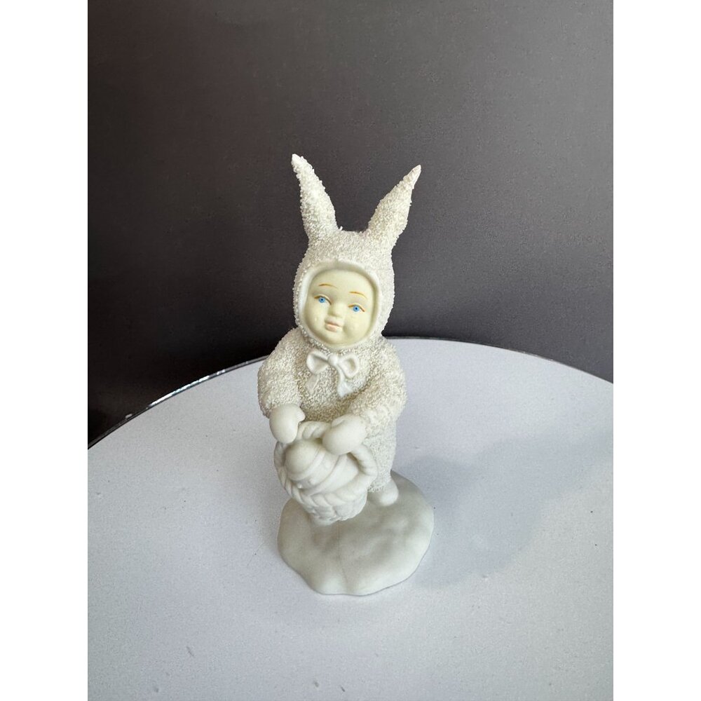 Dept 56 Snowbabies Easter Bunny Suit Figurines Lot of 5 Bisque Porcelain - Picture 6 of 13